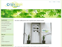 Tablet Screenshot of ergotherapie-rhyhof.ch